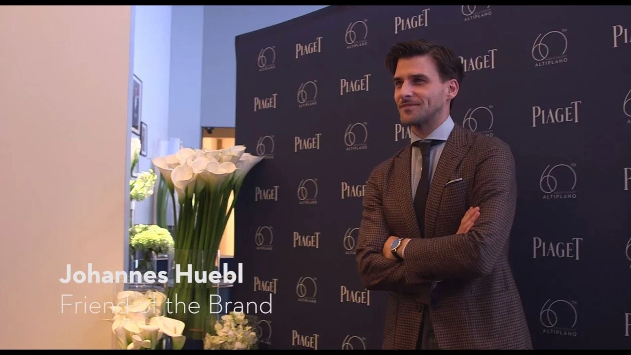 Friend of the brand Johannes Huebl x Piaget | SIHH 2017